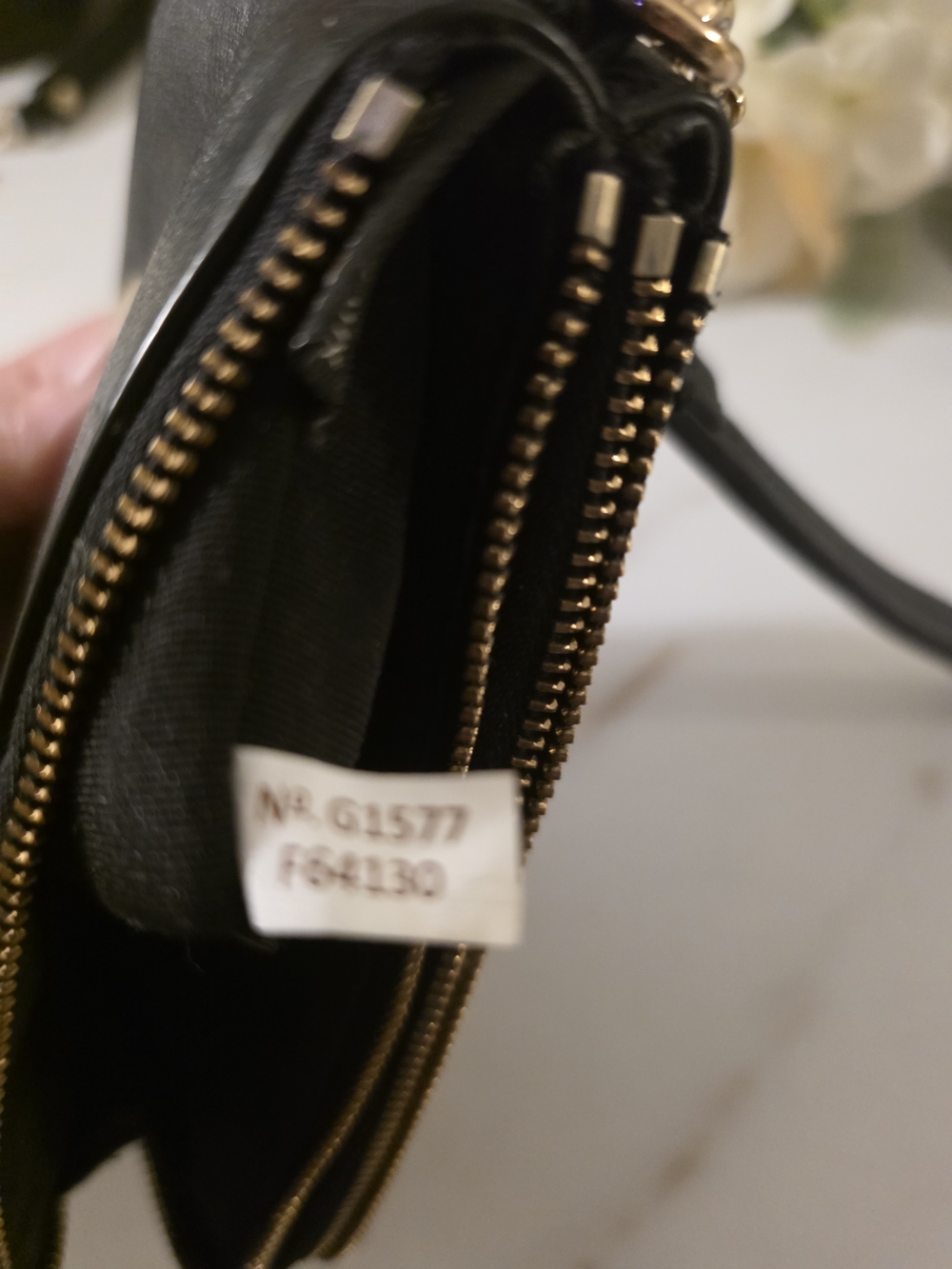 Coach Black Leather Wristlet Wallet - Picture 7 of 9